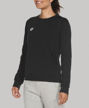 Black Arena Essential Crew Sweat | RAEXZUD-30