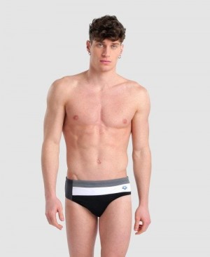 Black Arena Icons Panel Briefs | BXJOTES-65