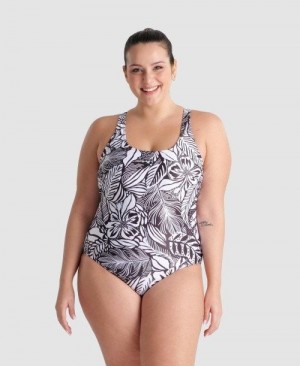 Black Multicolor Arena Allover Pro Back Plus One Piece | QNBLIEK-25