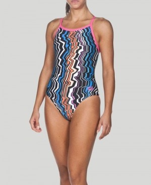 Black / Rose Arena Zig Zag Light Drop Back - Maxlife | BYTALUJ-80