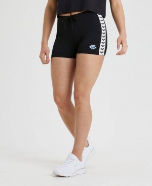 Black / White / Black Arena Lorella Team Short | LAZUYQG-68