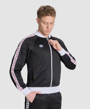 Black / White / Red Arena Relax Iv Team Full-zip Jacket | YJQREWD-71