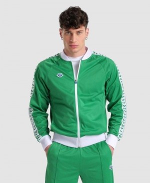 Green / White / Green Arena Relax Iv Team Full-zip Jacket | CYQIHOB-61