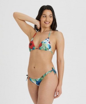 Multicolor Arena Allover Triangle Bikini | FGRCPQK-85