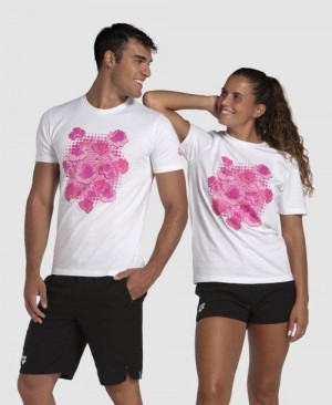 Multicolor Arena Breast Cancer Awareness Collection T-shirt | PWFOITY-39