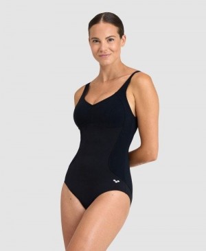 Multicolor Arena Manuela Bodylift U Back One Piece | YXGAEVI-28