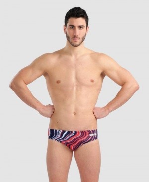 Multicolor Arena Marbled Brief | UHKBDTF-80