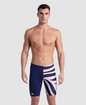 Multicolor Arena Multi Stripes Swim Jammer | JFVDPBU-81