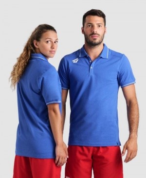 Multicolor Arena Team Solid Polo | YXQELRW-81