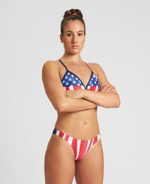 Navy / Multicolor Arena Stars And Stripes Usa Bottoms | BKEAMIO-23