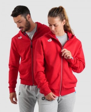 Red Arena Team Hooded Jacket Panel | GSBHJDY-16