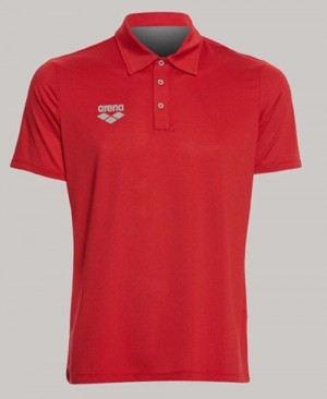 Red Arena Team Line Tech Short Sleeve Polo | DTKEWFU-30