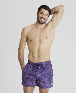 Royal Multicolor Arena Allover Beach Short | XUWPKBN-46