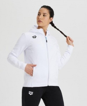 White Arena Team Hooded Jacket Panel | YROCBLE-24