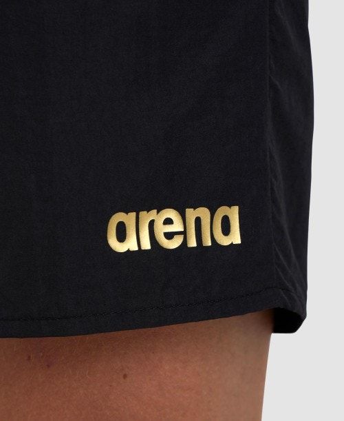 Black / Gold Arena Pro Beach Boxer | IRQUYMF-71