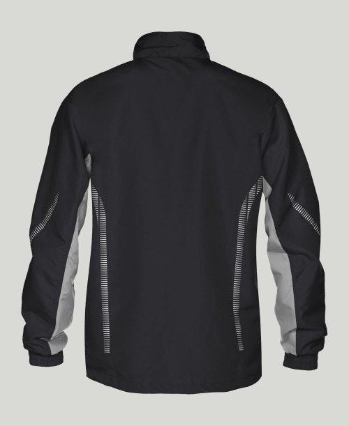 Black / Grey Arena Team Line Warm-up Jacket | PBIFNJA-75