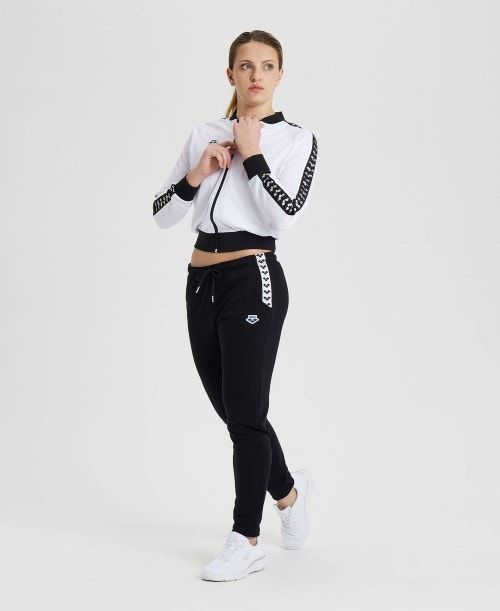 Black / White / Black Arena Icons Solid Pant | OXZBNKA-21