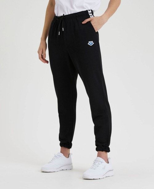 Black / White / Black Arena Icons Solid Pant | BQUOIXE-53