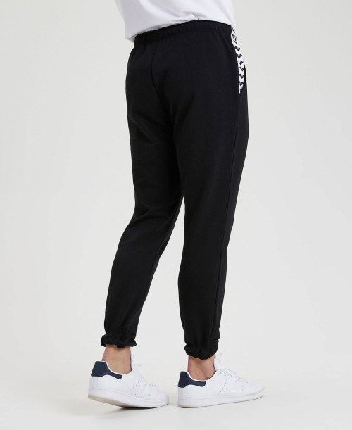 Black / White / Black Arena Icons Solid Pant | BQUOIXE-53