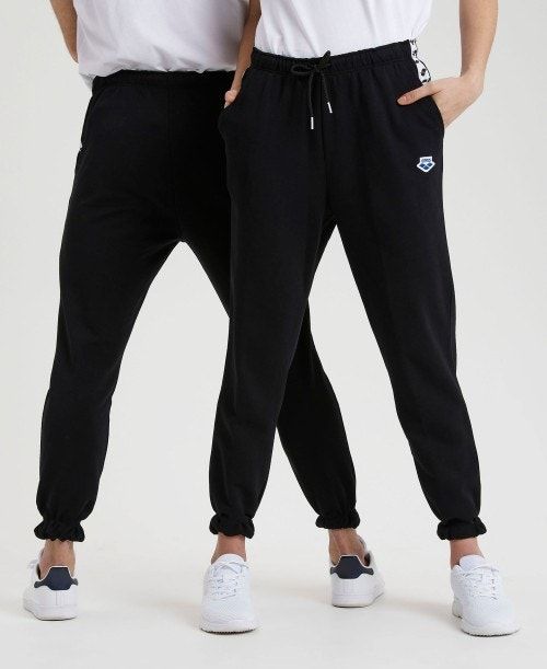 Black / White / Black Arena Icons Solid Pant | BQUOIXE-53