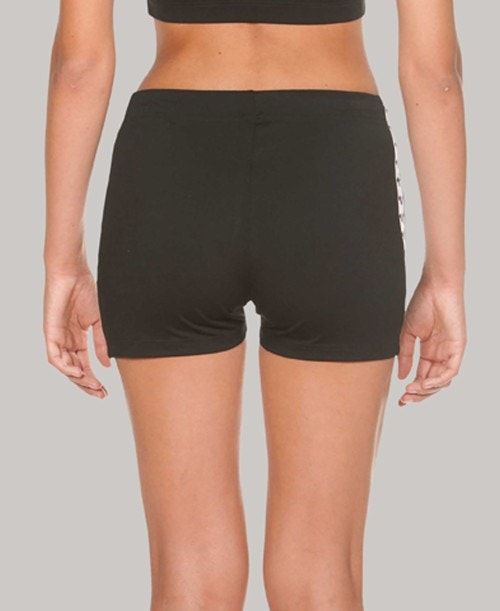 Black / White / Black Arena Lorella Team Short | FJQUNPB-75