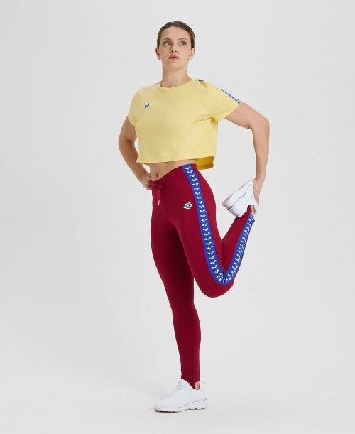 Burgundy / Blue Arena Caroline Team Pant | CDHUJBO-27