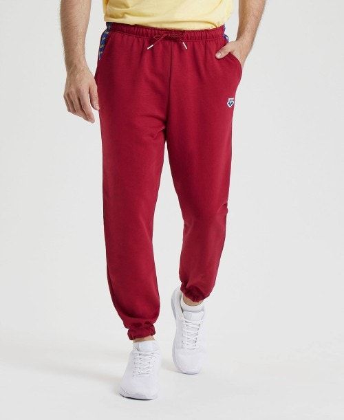 Burgundy / Blue Arena Icons Solid Pant | YEJZADK-96