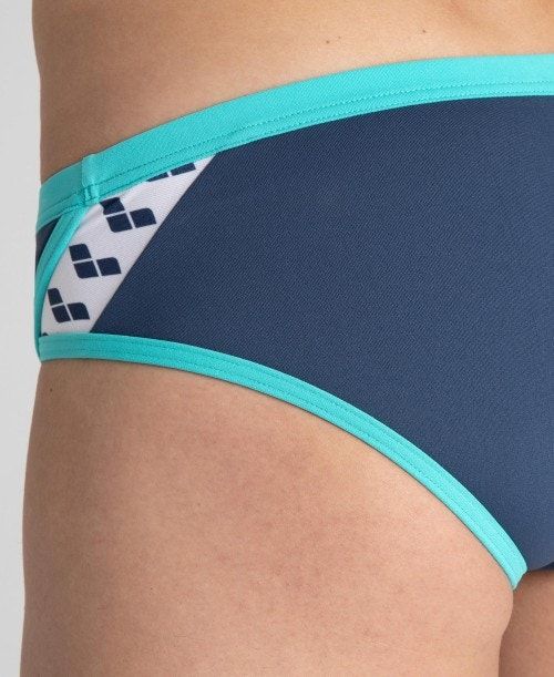 Dark Grey / Mint Arena Team Stripe Brief | KRSIWUJ-29