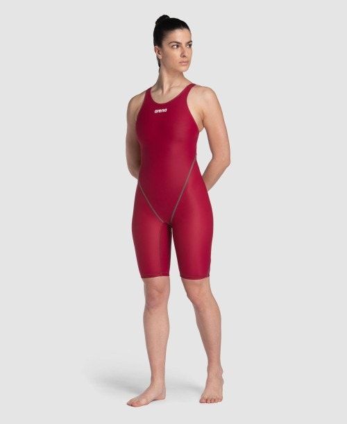 Deep Red Arena Powerskin St Next Eco Open Back | XFMSONE-49