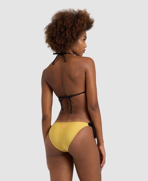 Gold / Black Arena 50th Anniversary Bikini Triangle | JGRTWHE-20