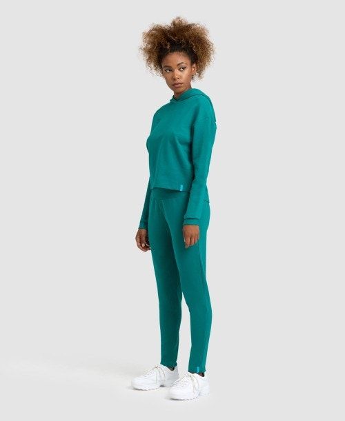 Green Arena Fleece Pants Solid | NBVHQDC-23