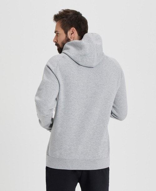 Grey Arena Team Hooded Sweatshirt Panel | SEZYMJB-02