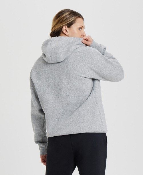 Grey Arena Team Hooded Sweatshirt Panel | SEZYMJB-02