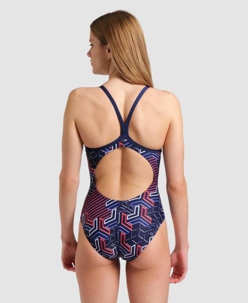 Navy Arena Kikko Pro Light Drop Back One Piece | HVUAGLP-48