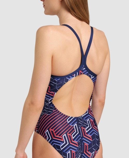 Navy Arena Kikko Pro Light Drop Back One Piece | HVUAGLP-48