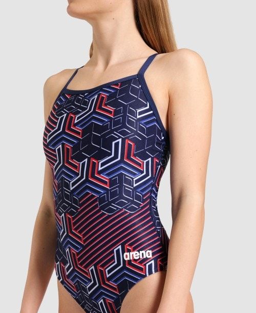 Navy Arena Kikko Pro Light Drop Back One Piece | HVUAGLP-48