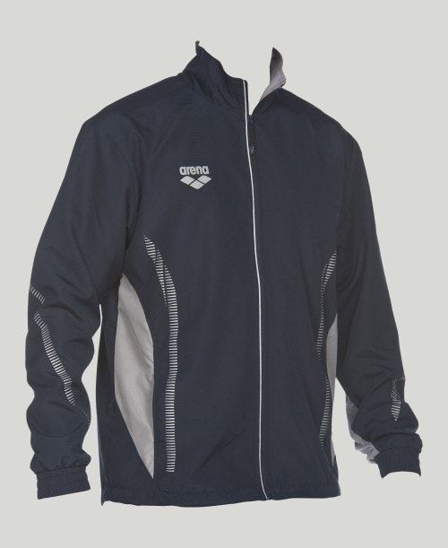 Navy / Grey Arena Team Line Warm-up Jacket | TKSIZVX-26