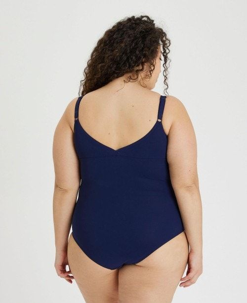 Navy / Light Blue Arena Bodylift Jewel Swimsuit Plus | EVYSKTC-68