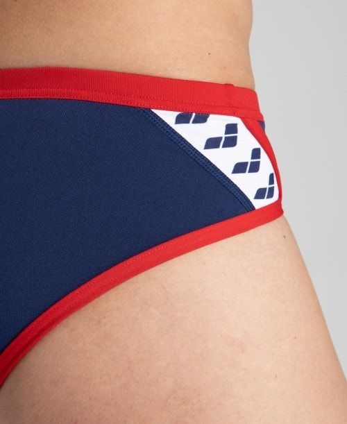 Navy / Red Arena Team Stripe Brief | GOTVYKL-01