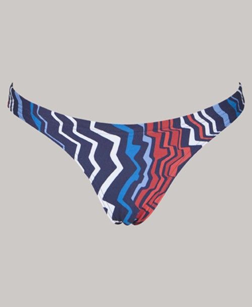 Navy / Red Arena Zig Zag Bottom | XJPMQTR-78