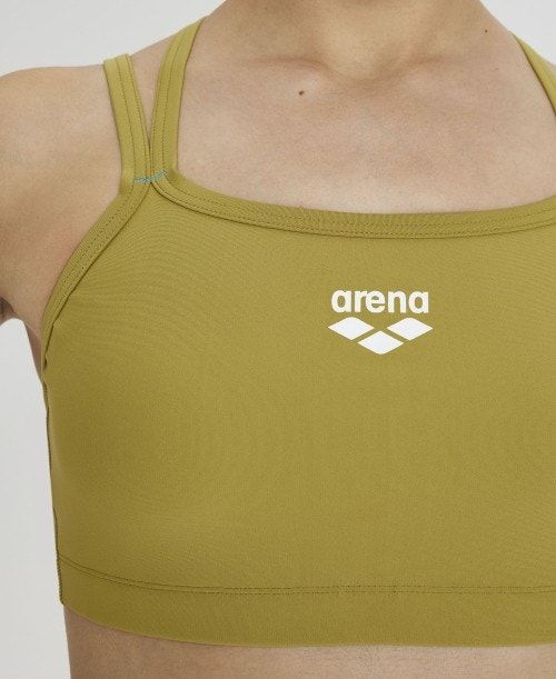 Olive Arena Solid Bra Top | TWPFKGN-46