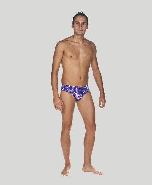 Purple Arena Shattered Glass Brief - Maxlife | GWTINAJ-10