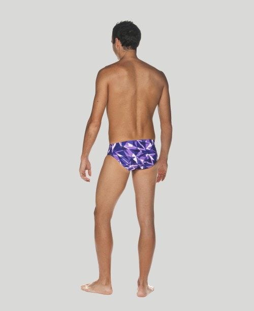 Purple Arena Shattered Glass Brief - Maxlife | GWTINAJ-10