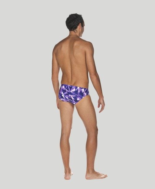 Purple Arena Shattered Glass Brief - Maxlife | GWTINAJ-10