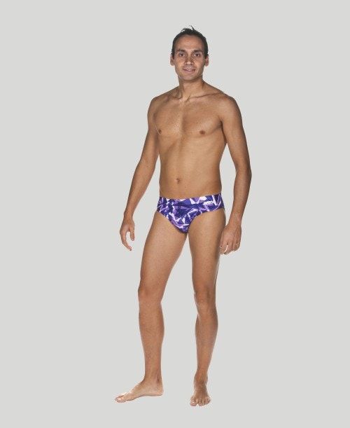 Purple Arena Shattered Glass Brief - Maxlife | GWTINAJ-10