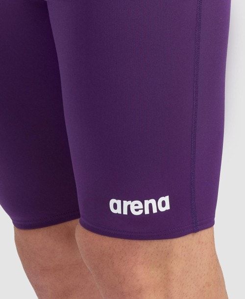 Purple / White Arena Team Solid Jammer | QIMBFKX-39