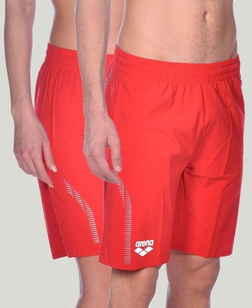 Red Arena Team Line Bermuda Short | SNUFACI-57