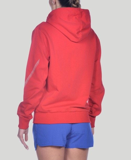 Red Arena Team Line Hooded Jacket | WHYAVMR-24