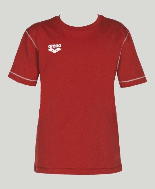 Red Arena Team Line Short Sleeve Tee | XJVRASG-12