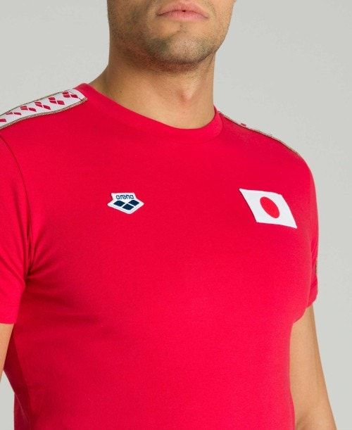 Red Arena Team Nations T-shirt | PGACIVB-26